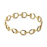 Gucci Horsebit 18ct Yellow Gold Link Bracelet - Size 17