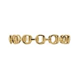 Gucci Horsebit 18ct Yellow Gold Link Bracelet - Size 17