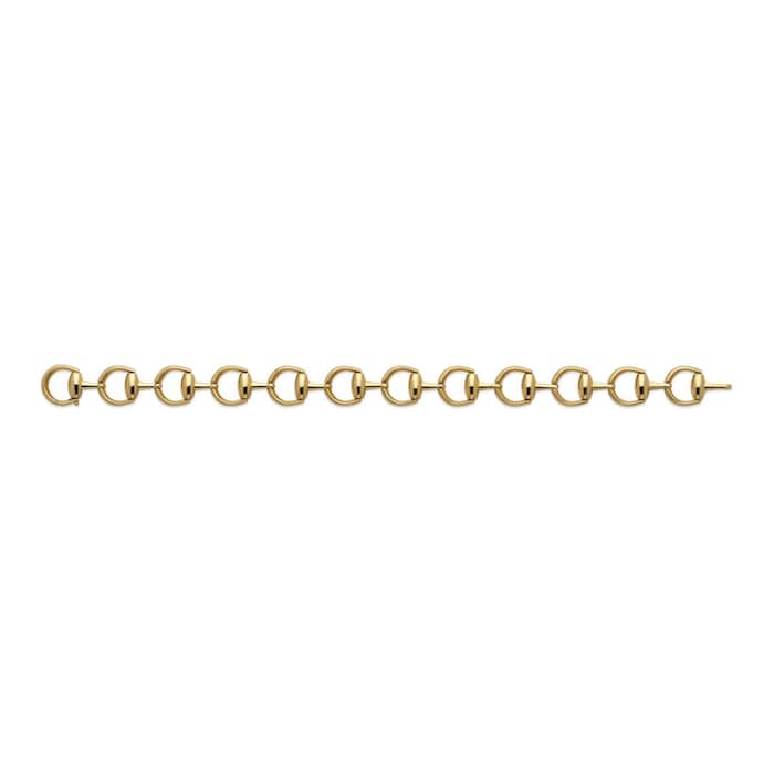 Gucci Horsebit 18ct Yellow Gold Link Bracelet - Size 17