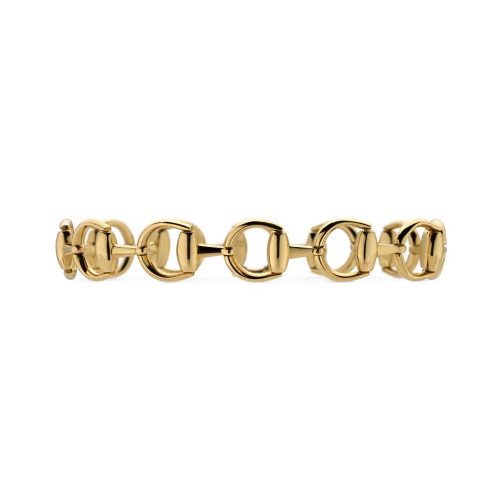 Gucci Horsebit 18ct Yellow Gold Link Bracelet - Size 18 Gucci Horsebit 18ct Yellow Gold Link Bracelet - Size 18