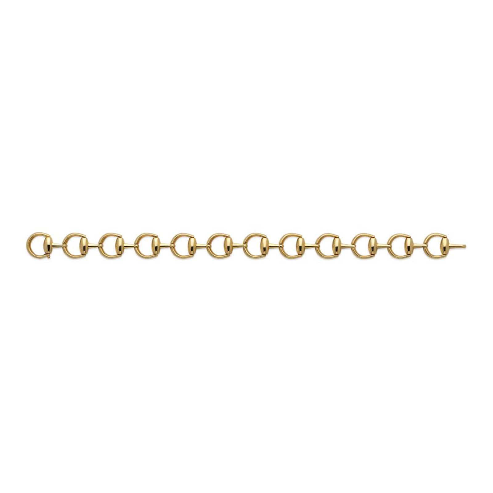 Gucci Horsebit 18ct Yellow Gold Link Bracelet - Size 18 Gucci Horsebit 18ct Yellow Gold Link Bracelet - Size 18