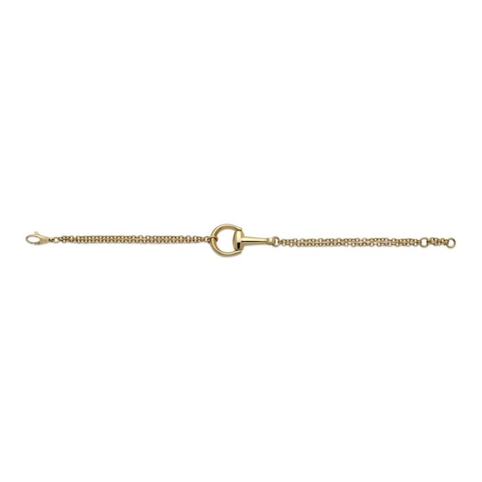 Gucci Horsebit 18ct Yellow Gold Medium Bracelet - Size 18