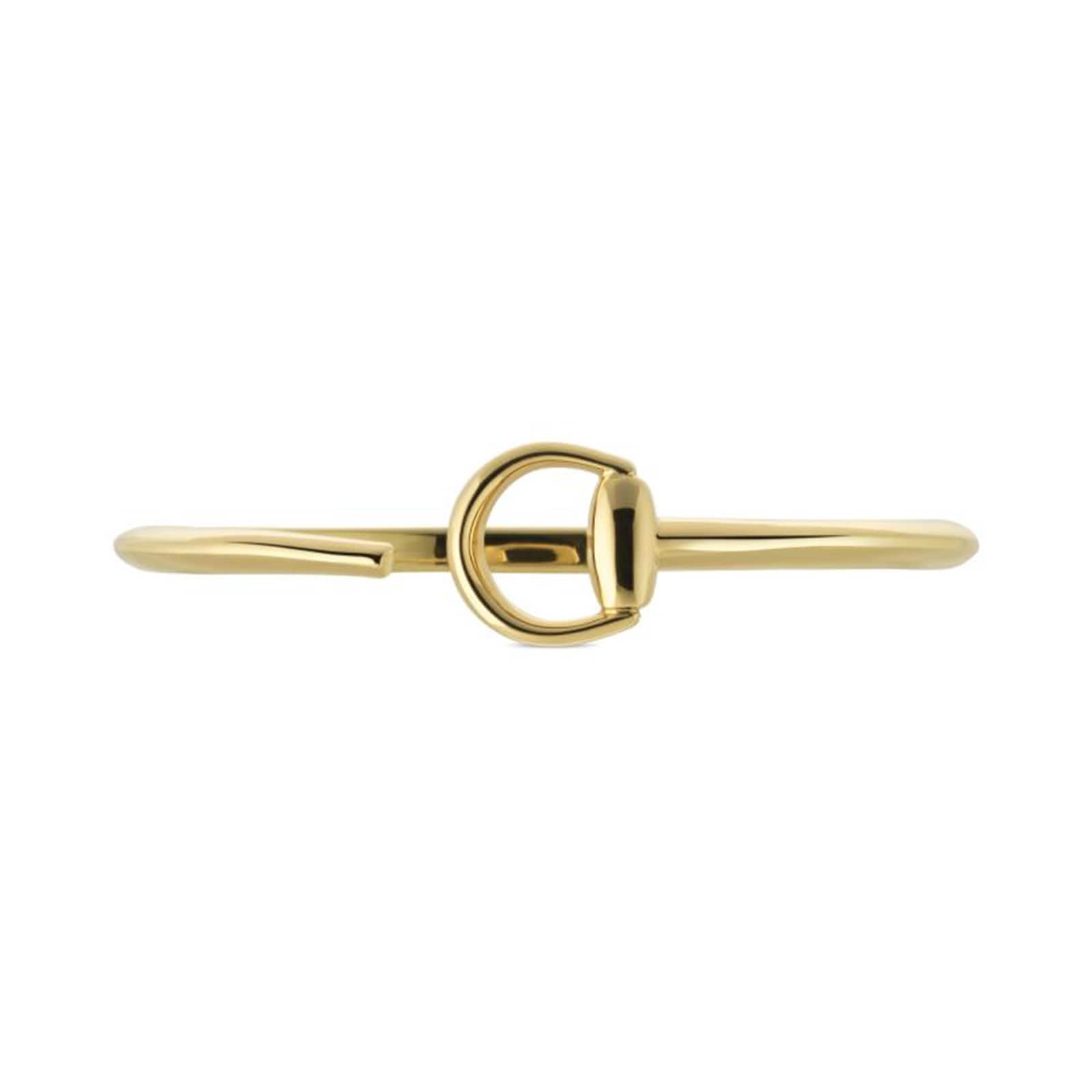 Gucci Horsebit 18ct Yellow Gold Bangle - Size 17 Gucci Horsebit 18ct Yellow Gold Bangle - Size 17