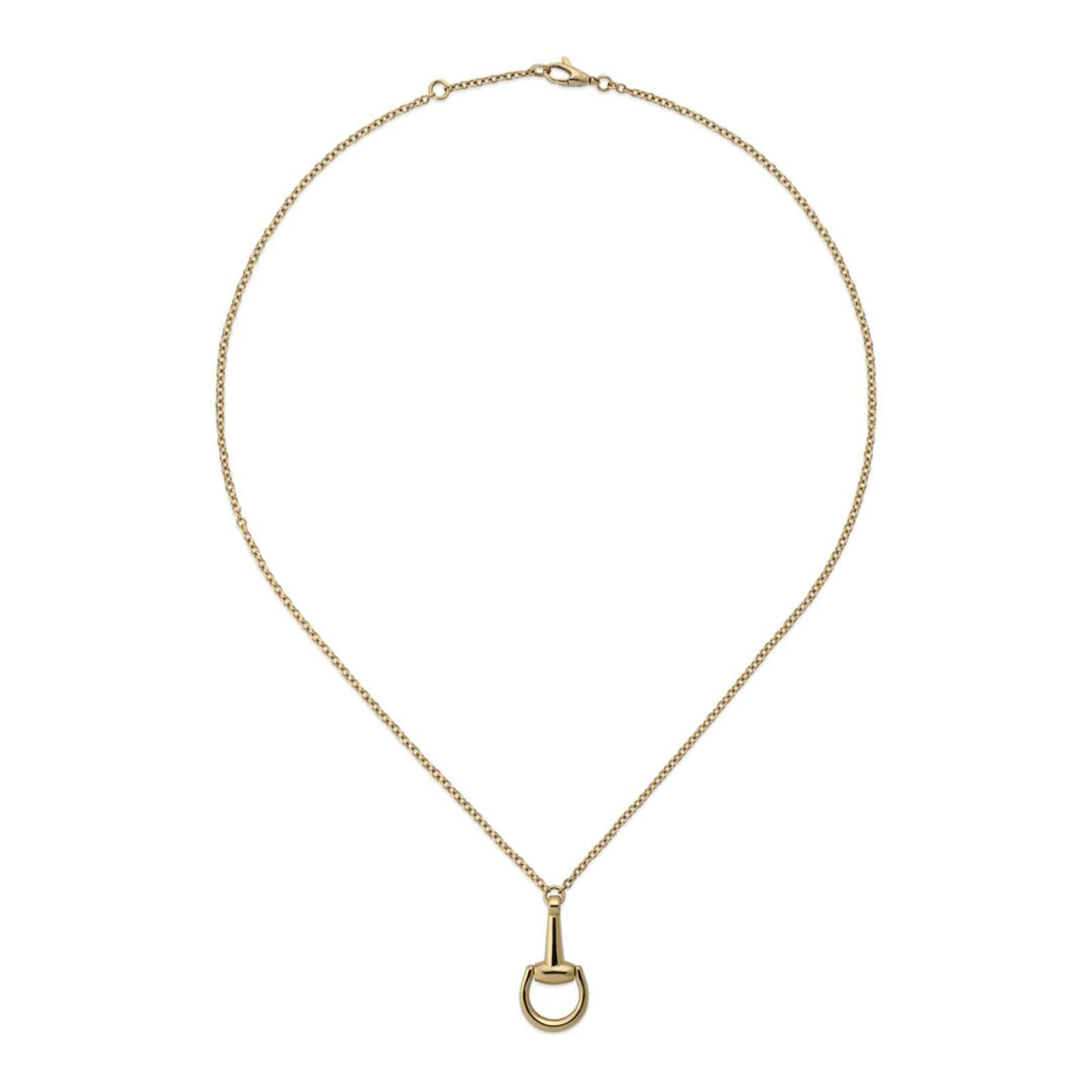 Horsebit 18ct Yellow Gold Pendant