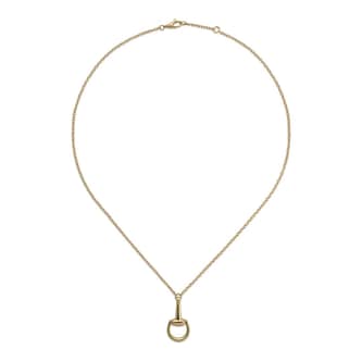 Gucci Horsebit 18ct Yellow Gold Pendant