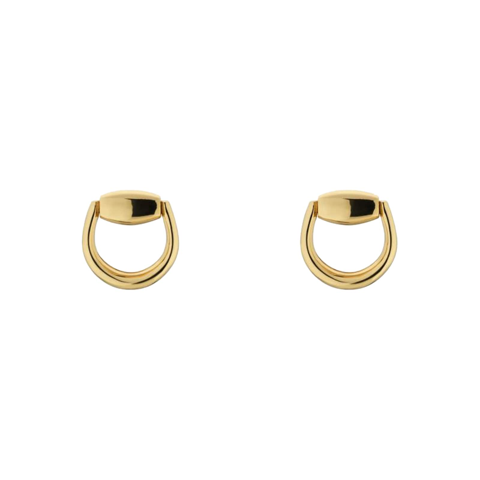 Gucci Horsebit 18ct Yellow Gold Earrings