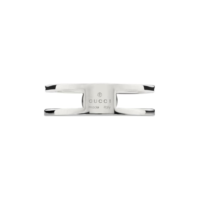 Gucci Gucci Interlocking Sterling Silver 6mm Ring