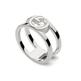 Gucci Gucci Interlocking G Sterling Silver 9mm Ring