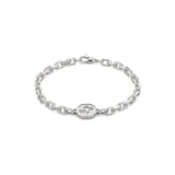 Gucci Gucci Interlocking Sterling Silver Bracelet - Size 18