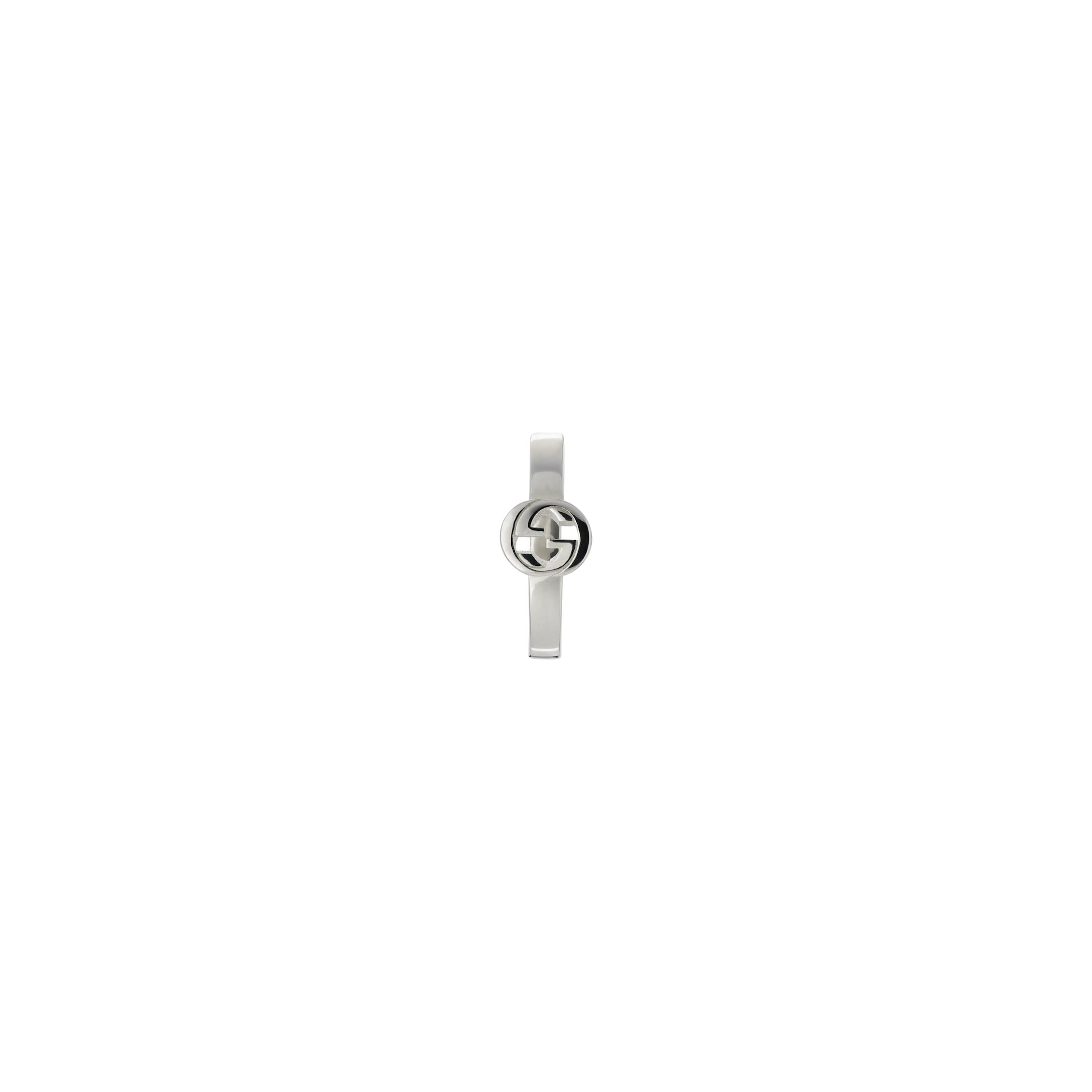 Gucci Gucci Interlocking Sterling Silver Hoop Earrings Gucci Gucci Interlocking Sterling Silver Hoop Earrings