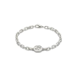 37341954 - Gucci Interlocking Sterling Silver Chain Bracelet
