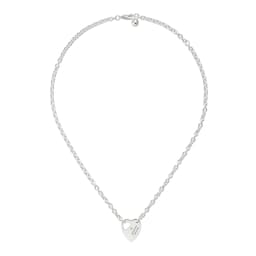 37341956 - Trademark Sterling Silver Heart Motif Necklace