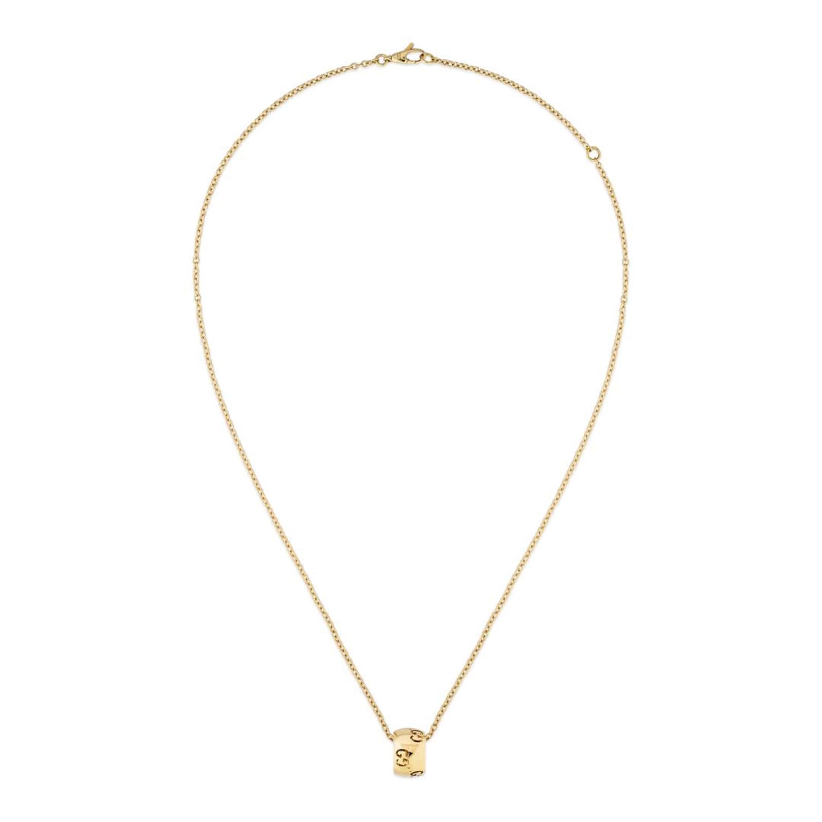 Gucci Icon 18ct Yellow Gold Pendant