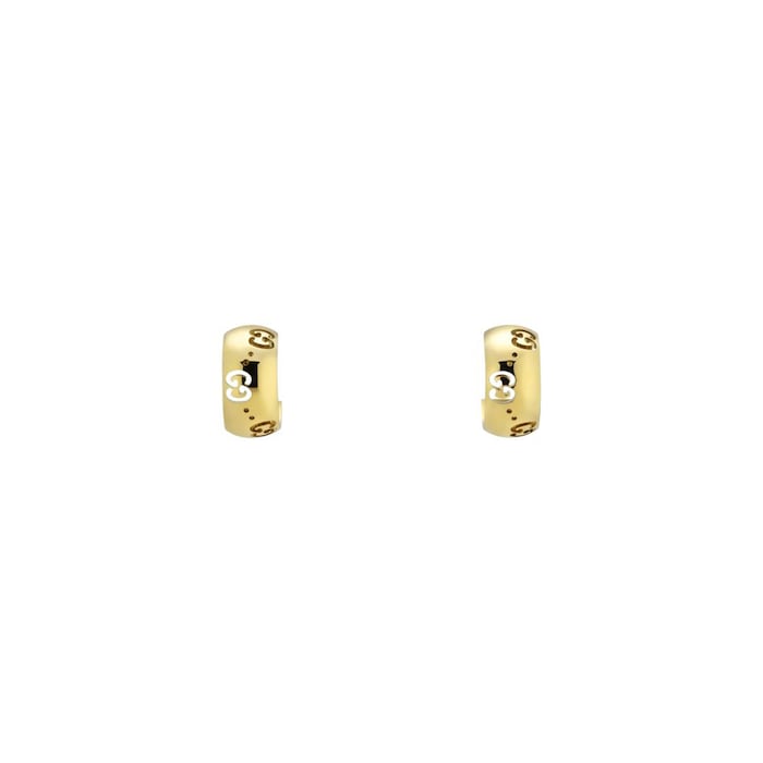 Gucci Icon 18ct Yellow Gold Hoop Earrings