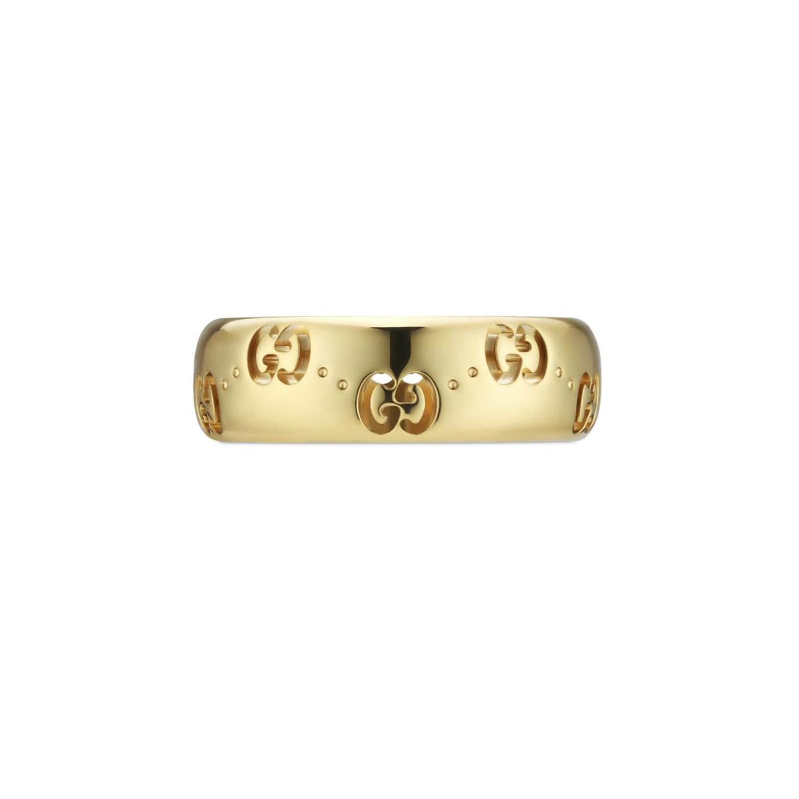 Gucci Icon 18ct Yellow Gold 4mm Ring