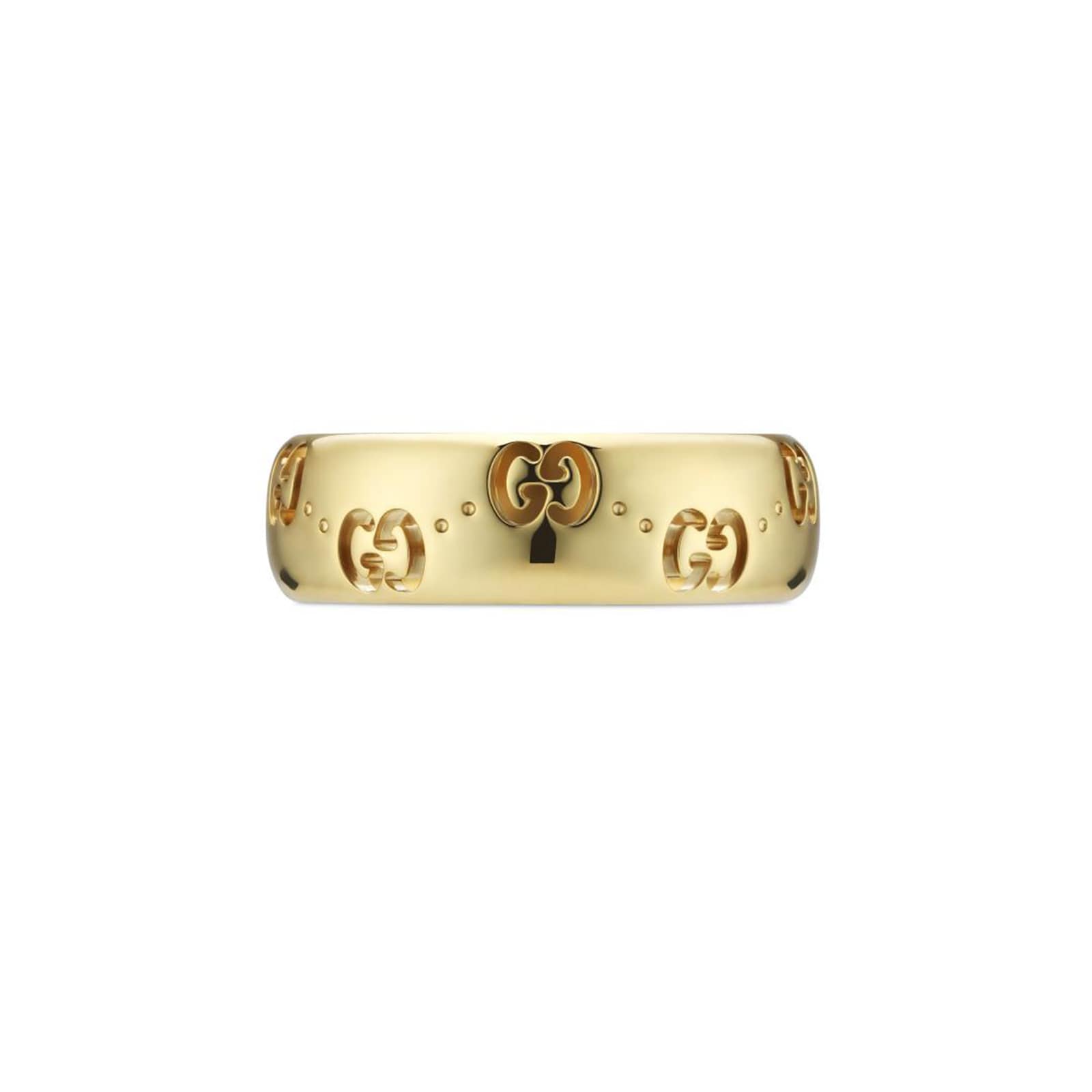 Gucci Icon 18ct Yellow Gold 4mm Ring Gucci Icon 18ct Yellow Gold 4mm Ring
