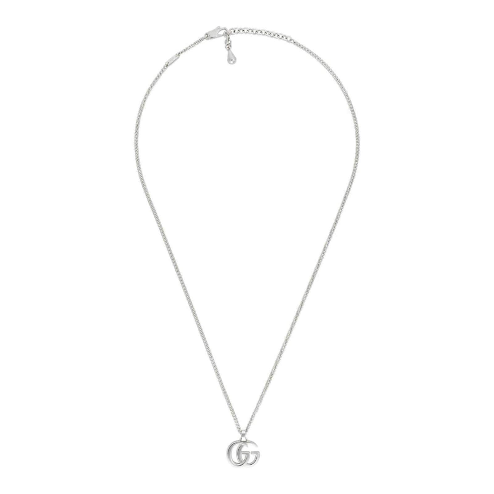Gucci Sterling Silver GG Marmont Pendant Gucci Sterling Silver GG Marmont Pendant