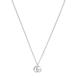 Gucci Sterling Silver GG Marmont Pendant