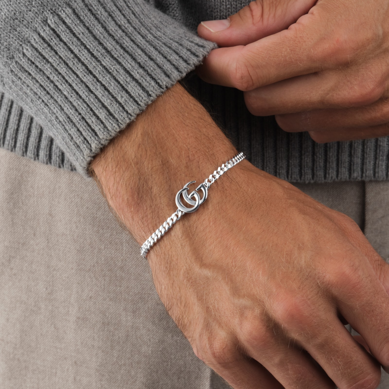 Gucci Sterling Silver GG Marmont Bracelet Gucci Sterling Silver GG Marmont Bracelet