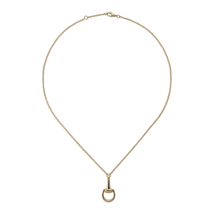 Gucci 18K Yellow Gold Horsebit Chain Necklace