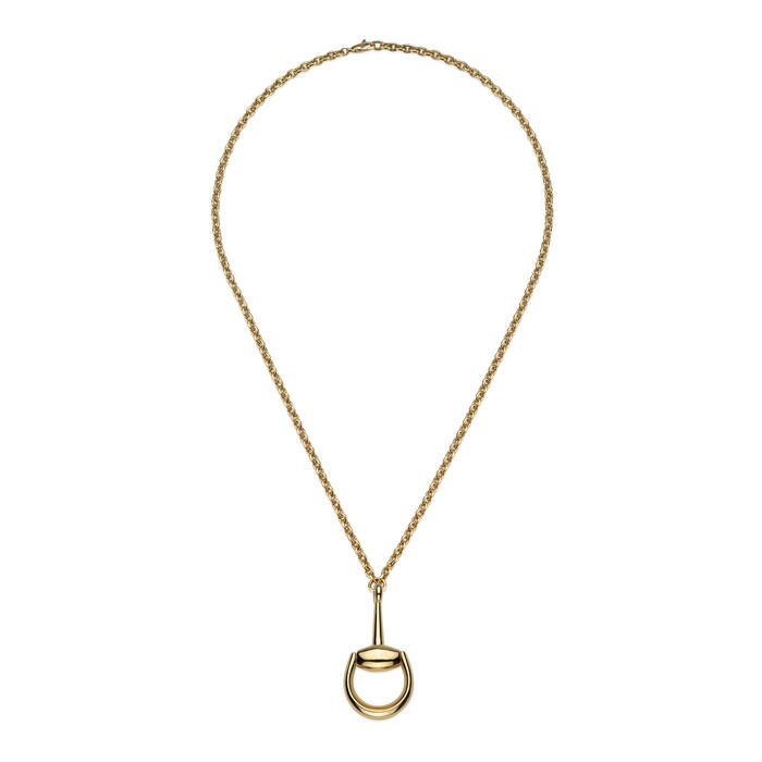 Gucci 18K Yellow Gold Horsebit Chain Necklace