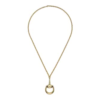 Gucci 18K Yellow Gold Horsebit Chain Necklace Gucci 18K Yellow Gold Horsebit Chain Necklace