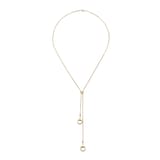 Gucci 18K Yellow Gold Horsebit Pendant Necklace