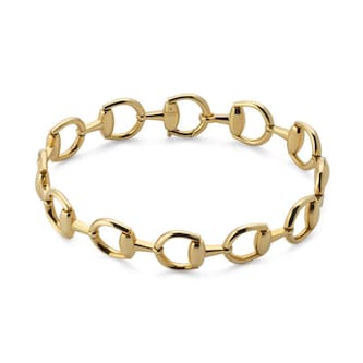 Gucci 18K Yellow Gold Horsebit Link Bracelet