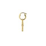 Gucci 18K Yellow Gold Horsebit Drop Earrings