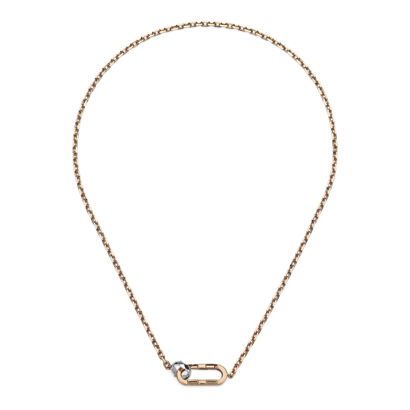 Gucci Gucci Link To Love 18K Rose Gold Necklace