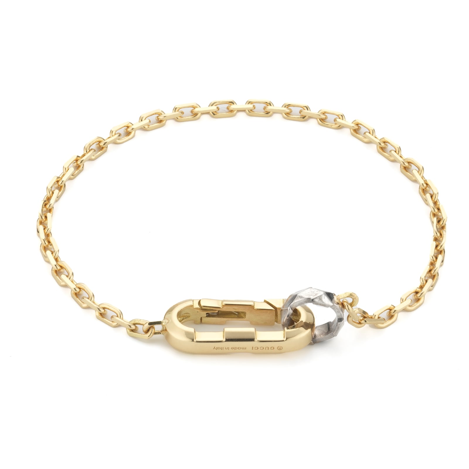 Gucci Gucci Link To Love 18K Yellow & White Gold Bracelet