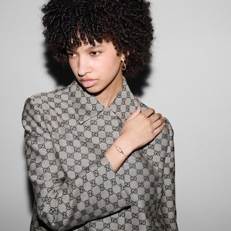 Gucci Gucci Link To Love 18K Yellow & White Gold Bracelet