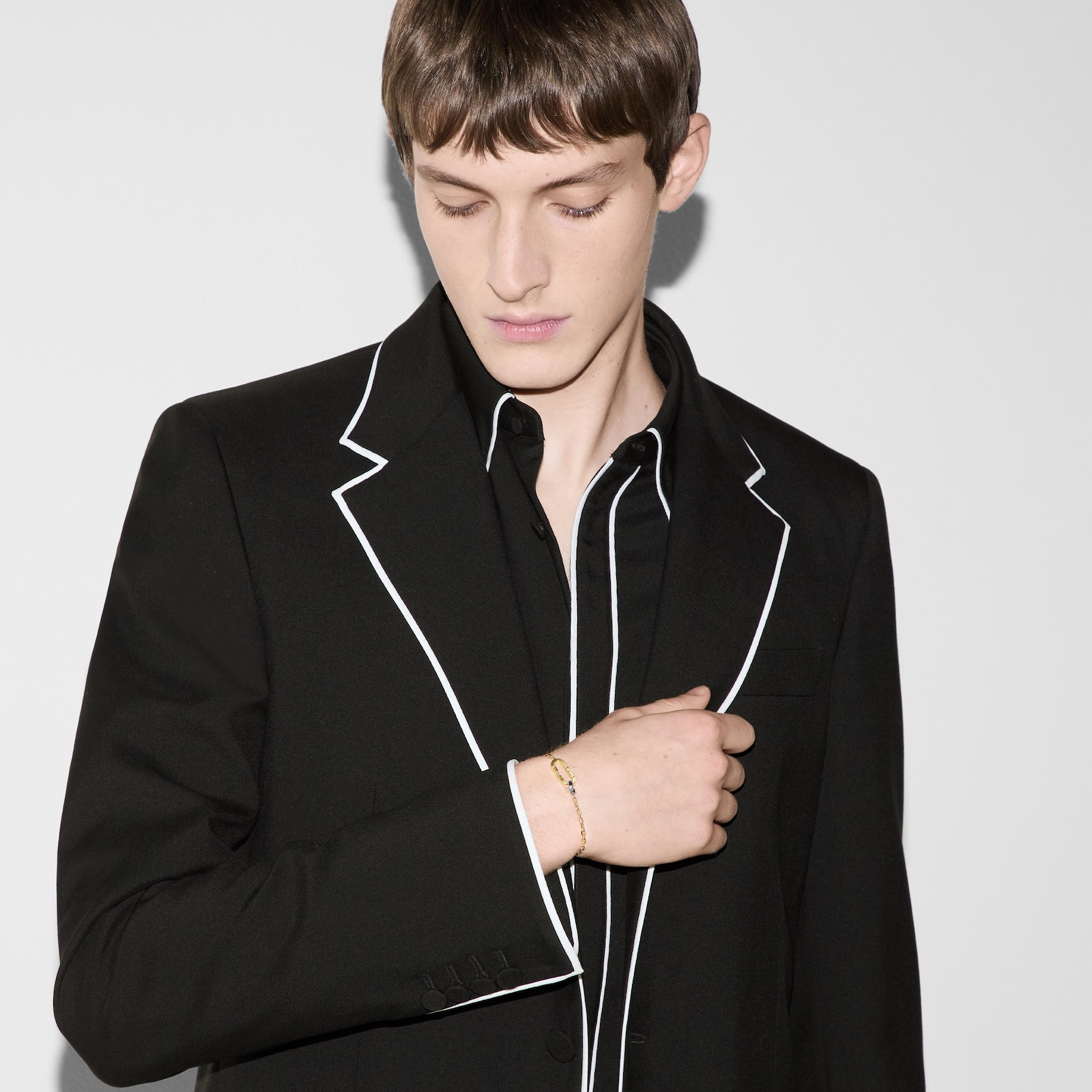 Gucci Gucci Link To Love 18K Yellow & White Gold Bracelet