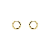 GUCCI Gucci Link To Love 18K Yellow Gold 14.5mm Hoop Earrings