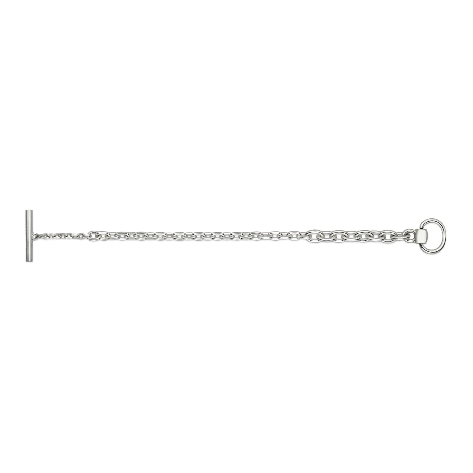 Gucci Sterling Silver Horsebit Link Chain Bracelet