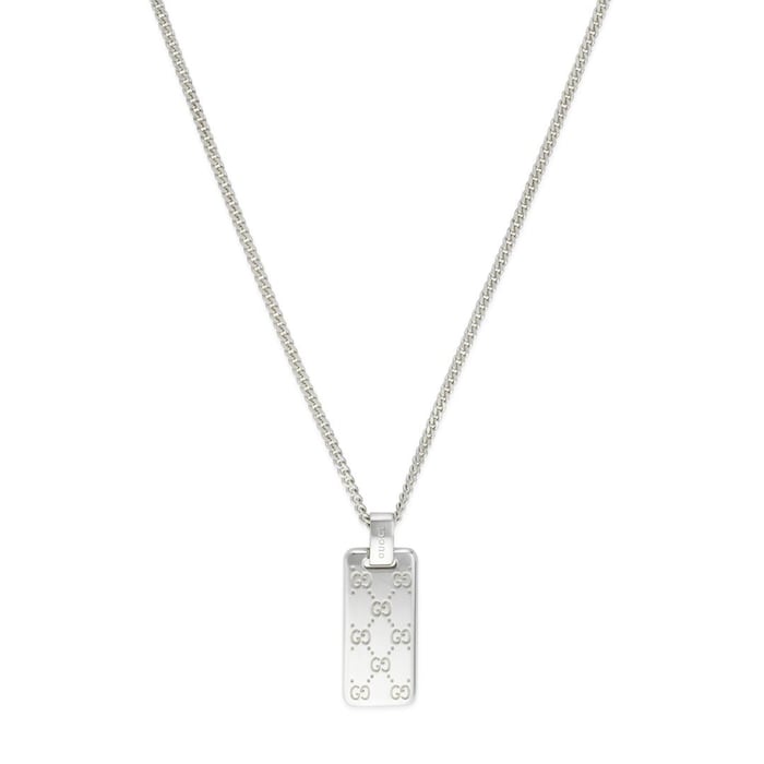 Gucci Gucci Signature Sterling Silver Pendant