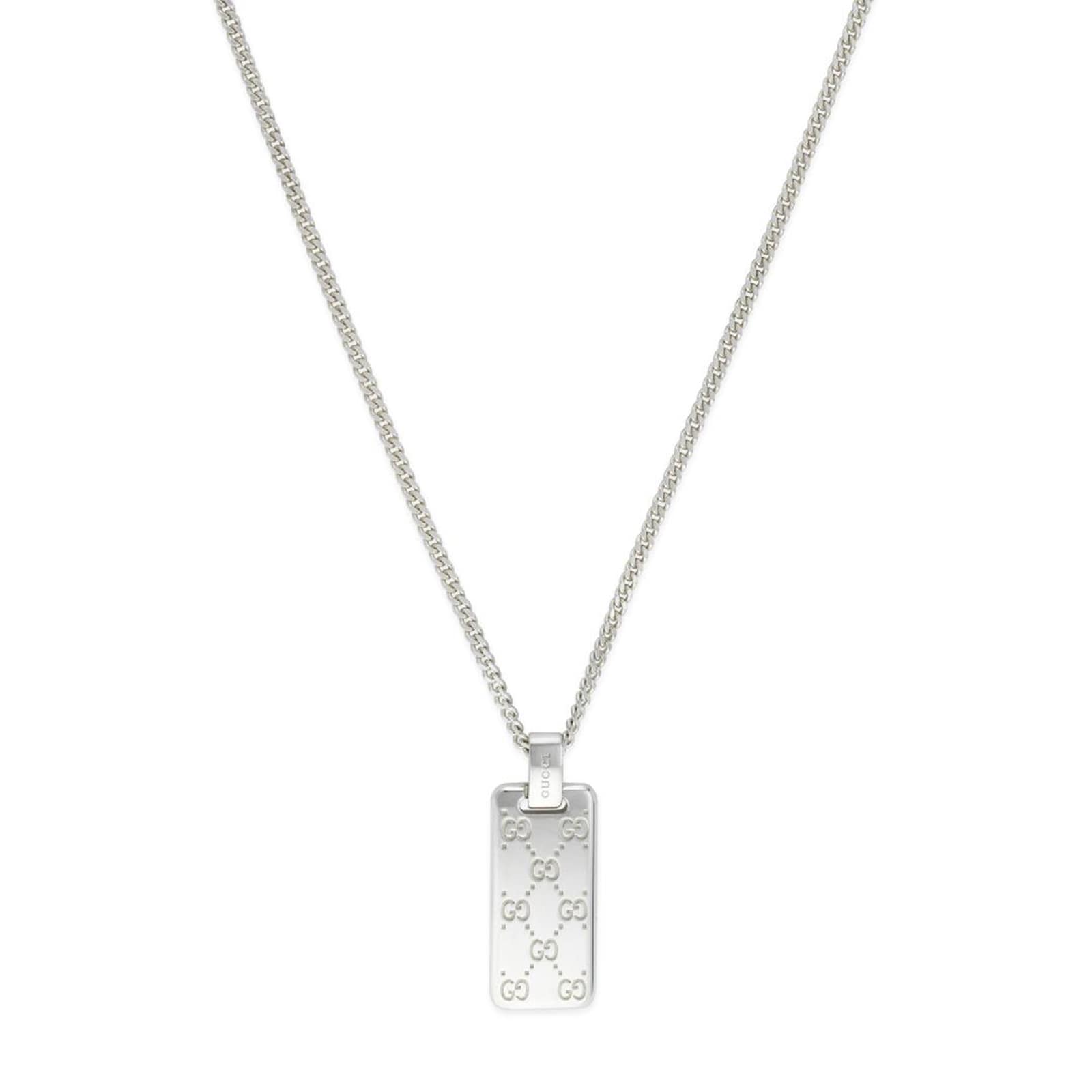 Gucci Gucci Signature Sterling Silver Pendant