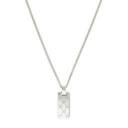 37342070 - Gucci Signature Sterling Silver Pendant
