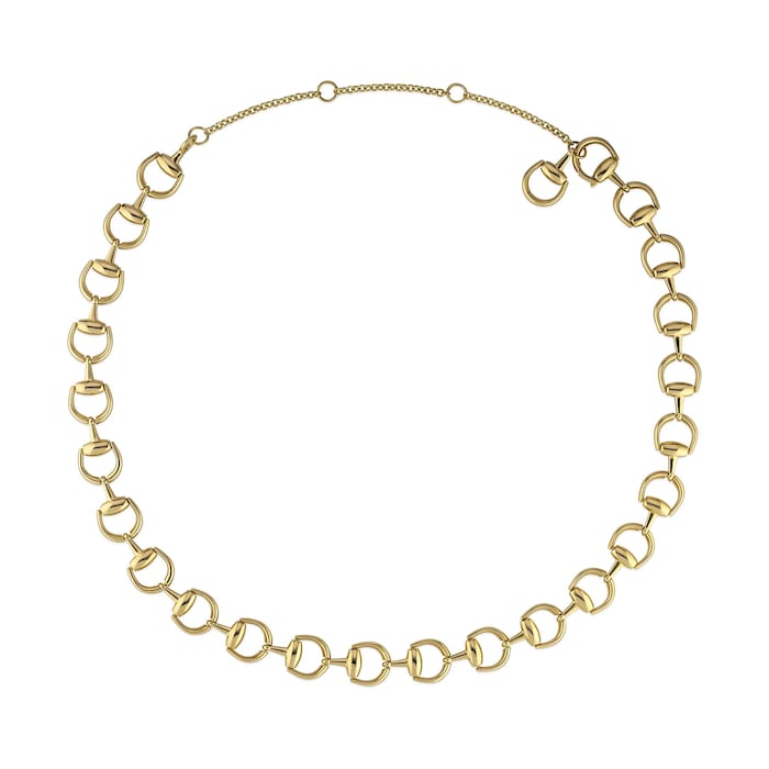 Gucci Gucci Horsebit 18K Yellow Gold Necklace