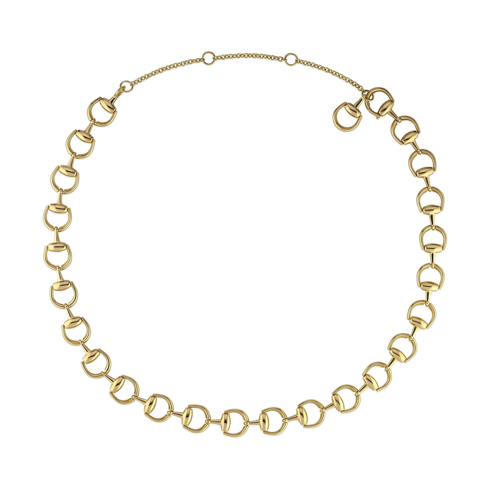 Gucci Gucci Horsebit 18K Yellow Gold Necklace Gucci Gucci Horsebit 18K Yellow Gold Necklace