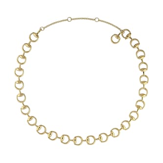 Gucci Gucci Horsebit 18K Yellow Gold Necklace Gucci Gucci Horsebit 18K Yellow Gold Necklace
