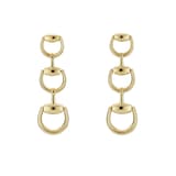 Gucci Gucci Horsebit 18K Yellow Gold Drop Earrings