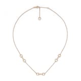 Gucci Gucci Horsebit 18K Rose Gold Diamond Pendant Necklace