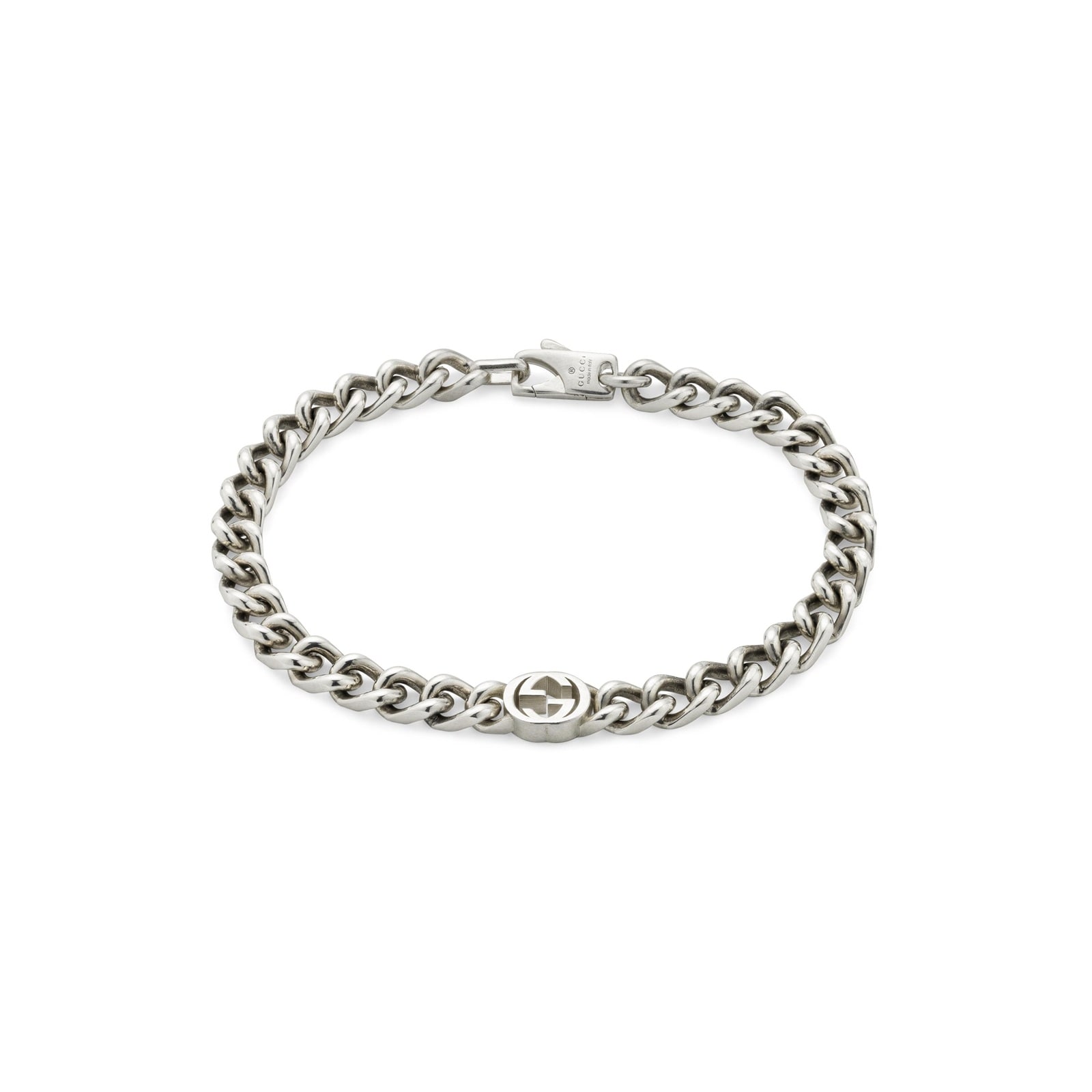 Gucci Gucci Interlocking Sterling Silver Bracelet - 17cm Gucci Gucci Interlocking Sterling Silver Bracelet - 17cm