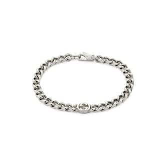Gucci Gucci Interlocking Sterling Silver Bracelet - 17cm