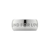 Gucci Gucci Blind For Love Sterling Silver Ring - Size 6.75
