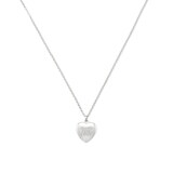 Gucci Gucci Blind For Love Steling Silver Heart Pendant Necklace