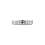 Gucci Blind For Love Sterling Silver 5mm Ring - Ring Size L