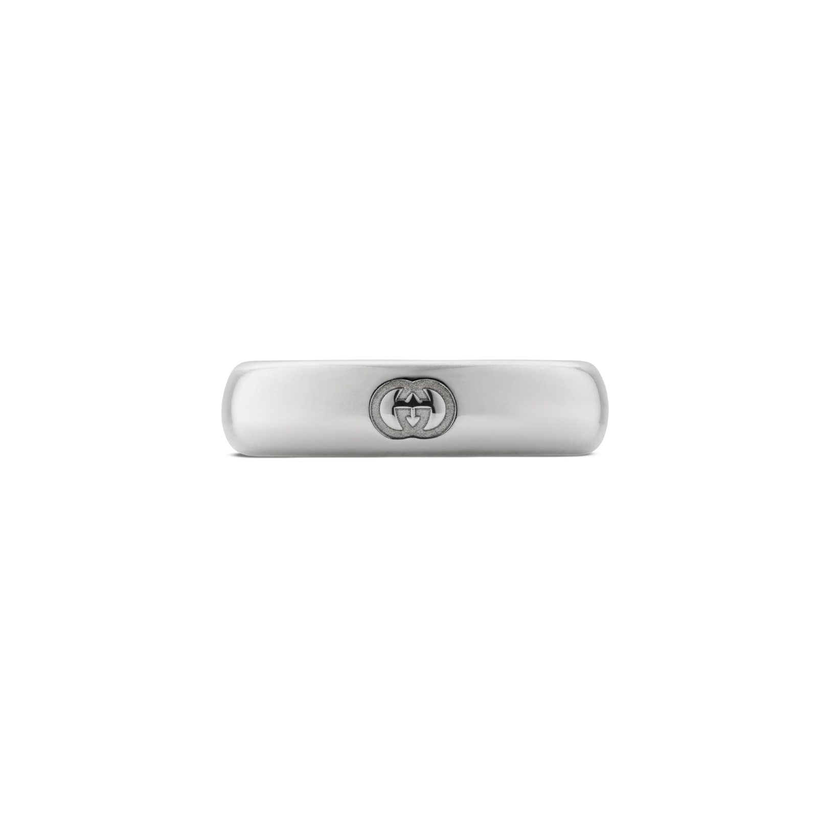 Gucci Blind For Love Sterling Silver 5mm Ring Gucci Blind For Love Sterling Silver 5mm Ring