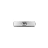 Gucci Blind For Love Sterling Silver 5mm Ring - Ring Size L